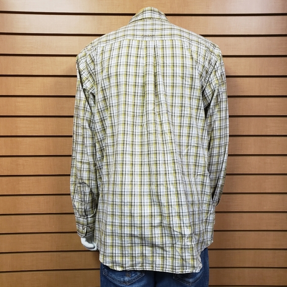 Ariat Pro Series Long Sleeve Plaid Button Down Shirt Size Large Outdoors Western - Picture 3 of 9